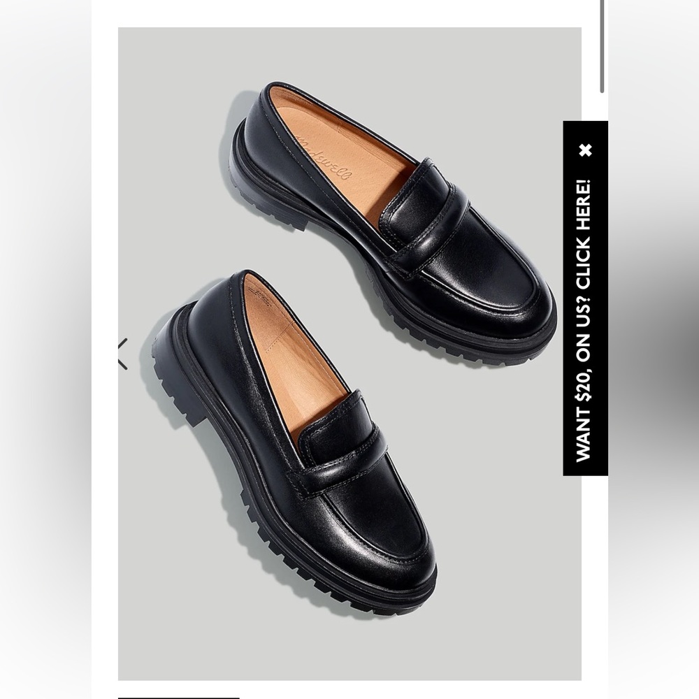 Madewell Corinne Lugsole Loafer size 9